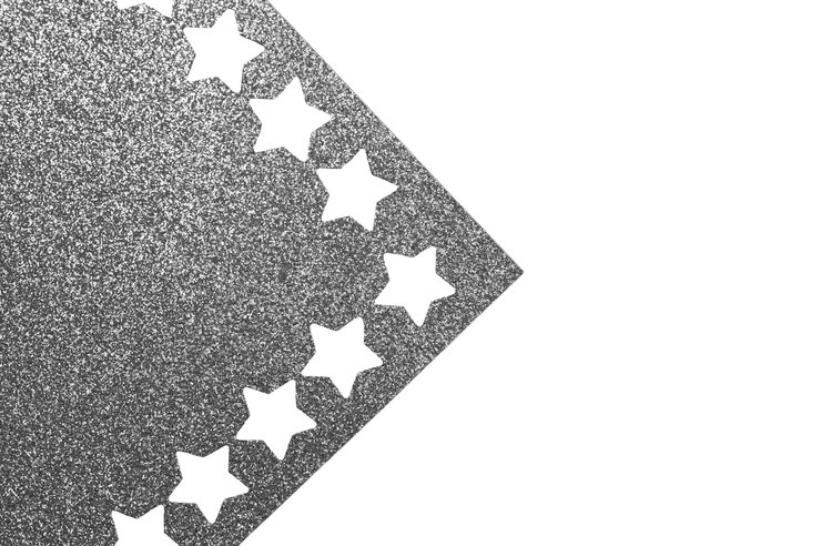 PSD grátis coleção de estrelas cinzentas