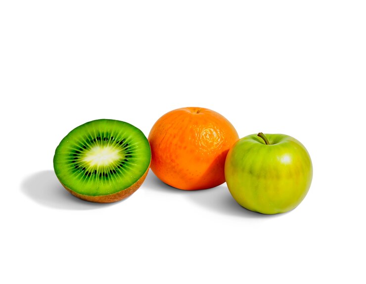 PSD grátis composição dos frutos isolados