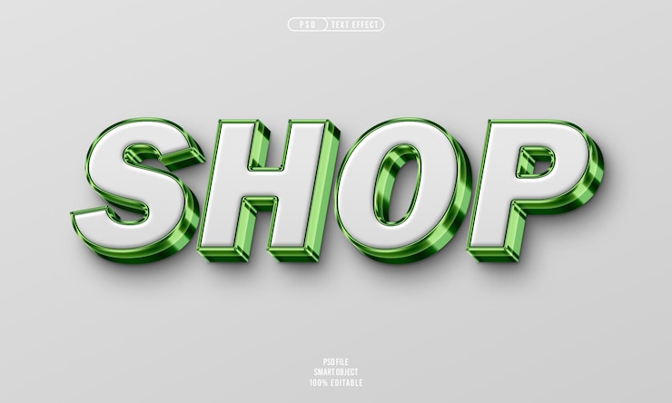 PSD grátis compre efeito de texto editável em 3d