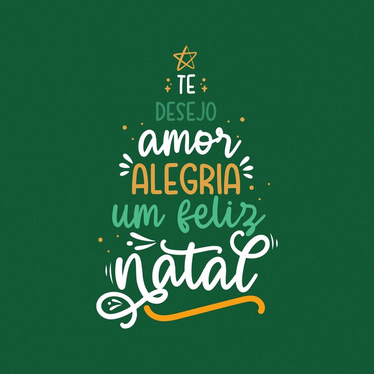 PSD grátis conceito de letras de natal feliz fundo verde