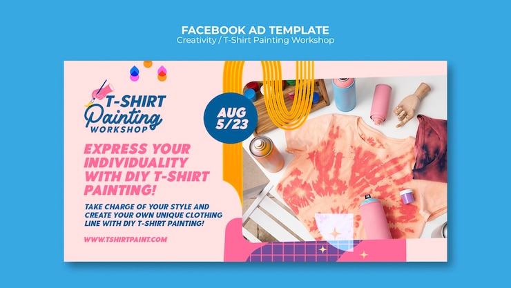 PSD grátis configuração de modelos de anúncios de facebook de criatividade