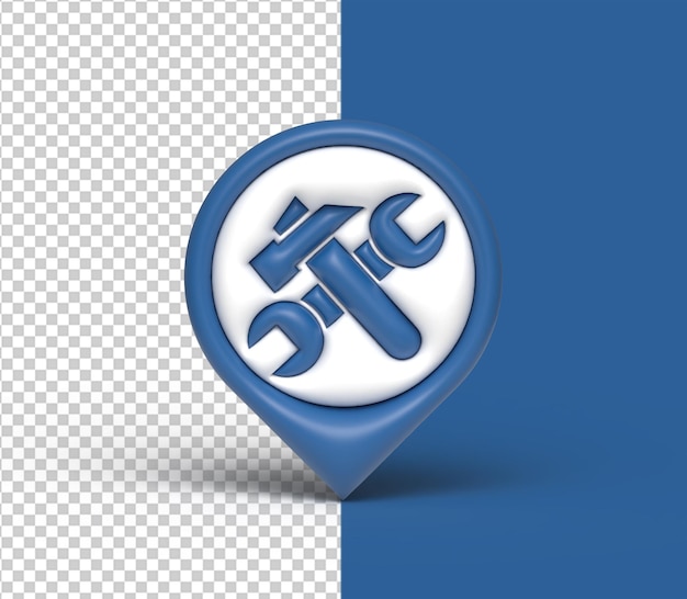 Configurando o arquivo psd transparente do logotipo de renderização 3d