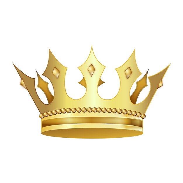 Coroa de ouro realista