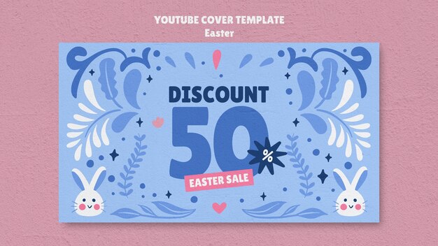 Cover do YouTube da celebração do Dia de Páscoa
