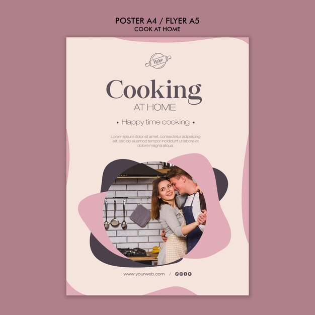 Cozinhando em casa poster