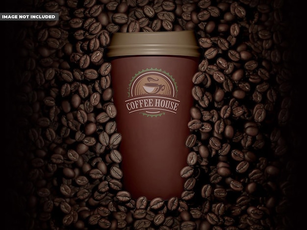Cup coffee mockup