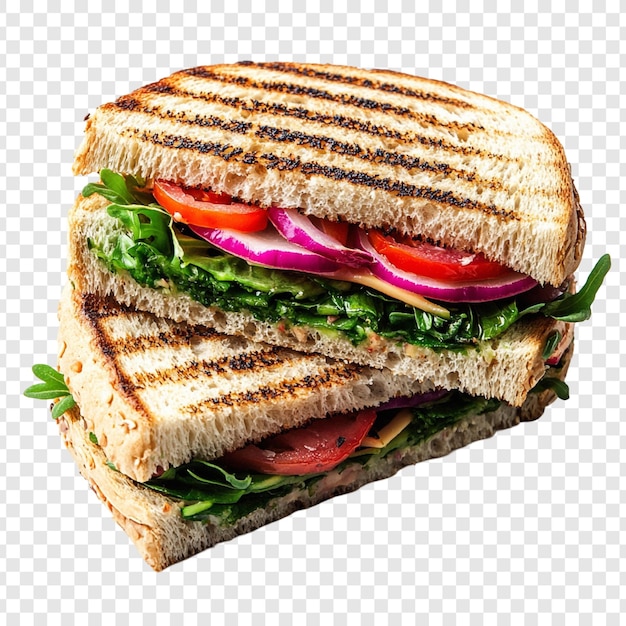 Deliciosa sanduíche de vegetais grelhados