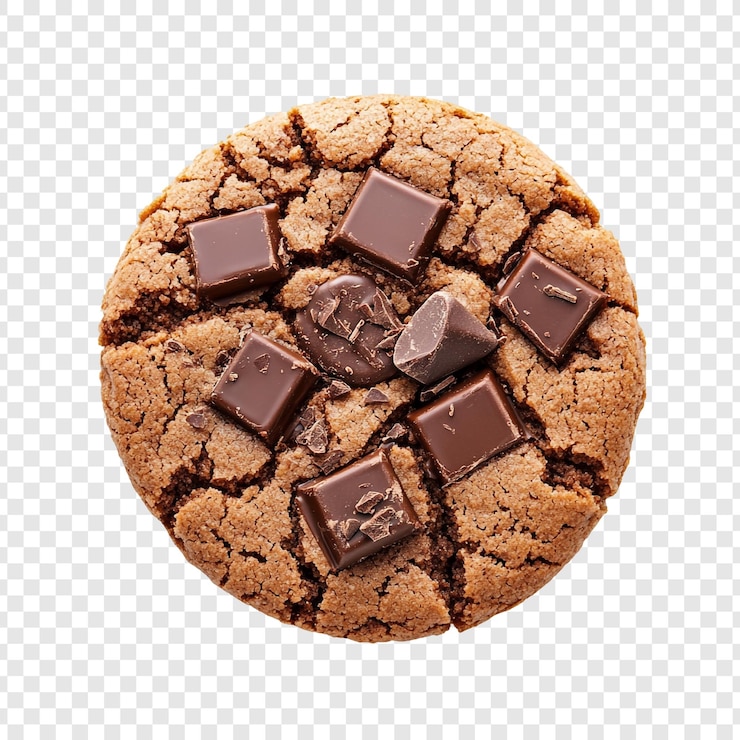 PSD grátis delicioso biscoito de chocolate um doce deleite