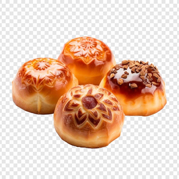 PSD grátis deliciosos bolos uzbeques isolados em fundo transparente