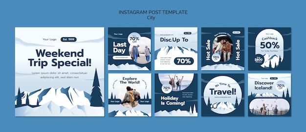 Descubra as postagens do instagram de inverno da cidade