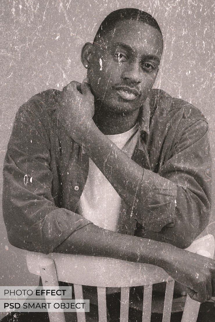 PSD grátis desenho de efeitos fotográficos grunge