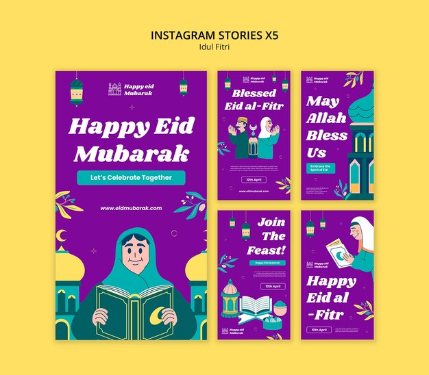Desenho de modelo de Eid al fitr