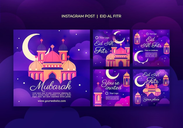 Desenho de modelo de Eid al fitr
