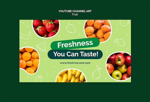 Desenho de modelo de frutas