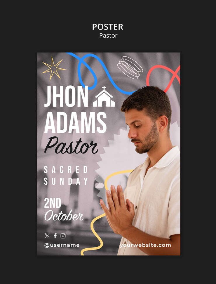 PSD grátis desenho de modelo de pastor