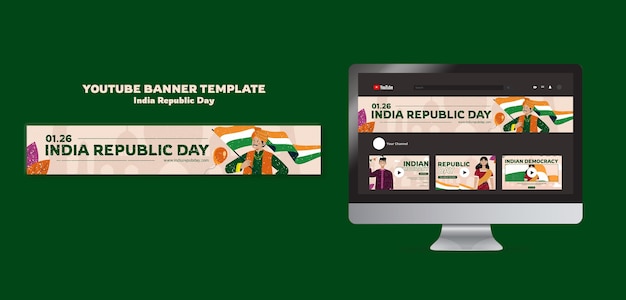 PSD grátis desenho de modelo do dia da independência da índia
