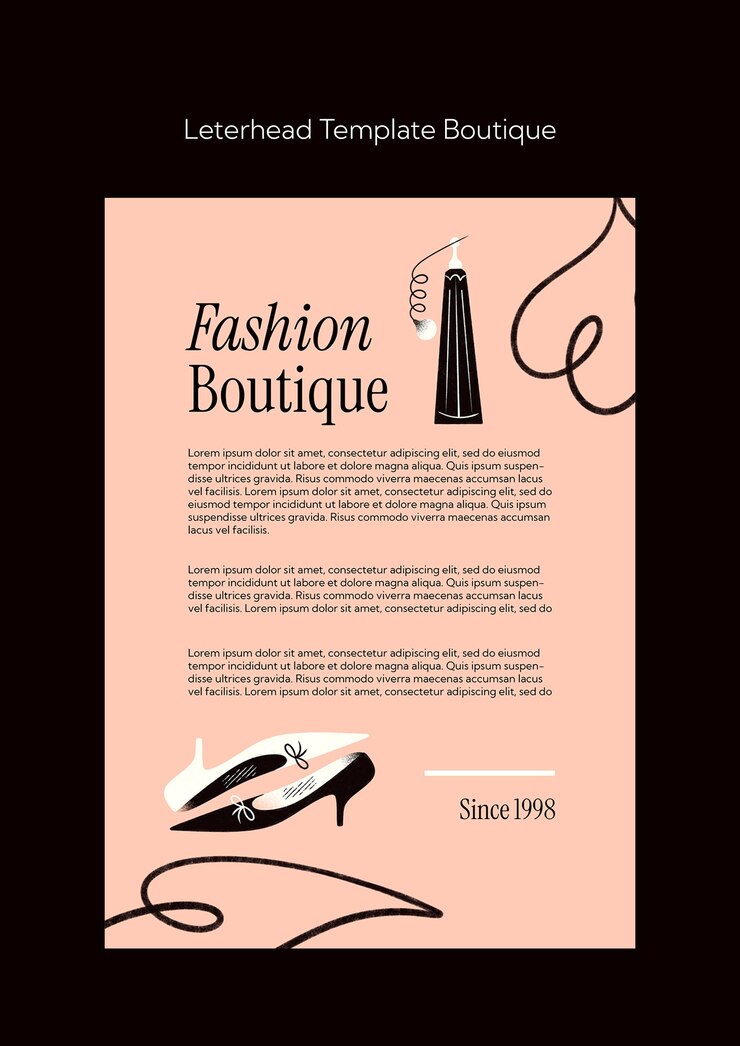 PSD grátis desenho de modelos de boutique