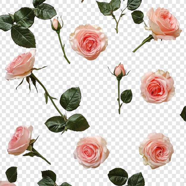 Desenho de rosa rosa Um desenho floral delicado