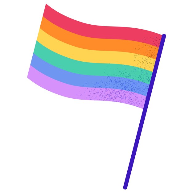 Desenho do ícone do mês do orgulho