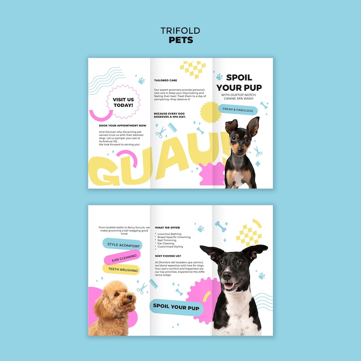 PSD grátis desenho do modelo de animais de estimação