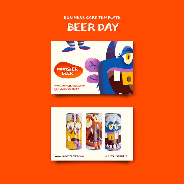 PSD grátis desenho do modelo do dia da cerveja