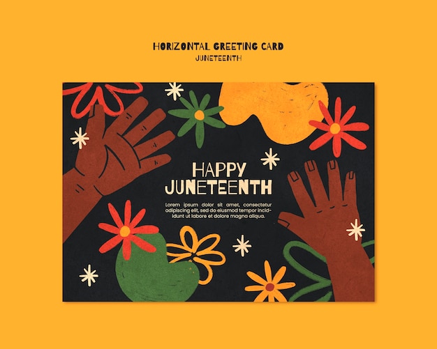 Desenho do modelo Juneteenth