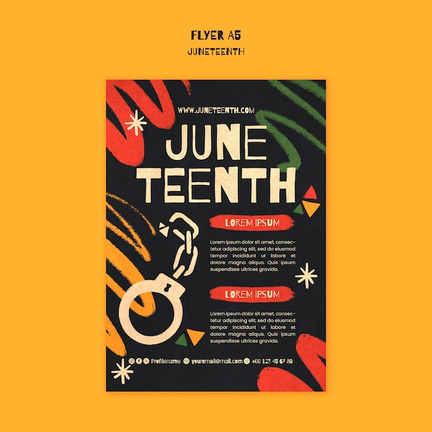 Desenho do modelo Juneteenth