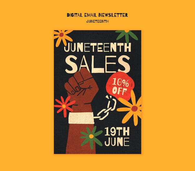 Desenho do modelo Juneteenth