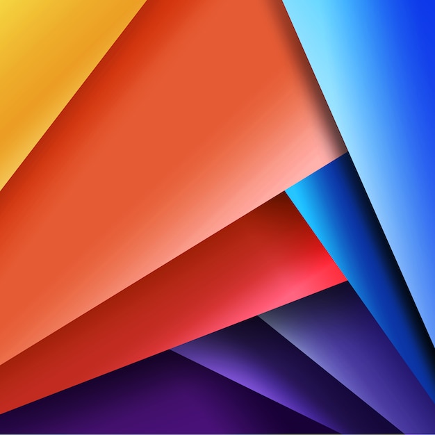 PSD grátis desenho geométrico multicolorido