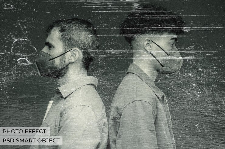PSD grátis design de efeito de foto grunge