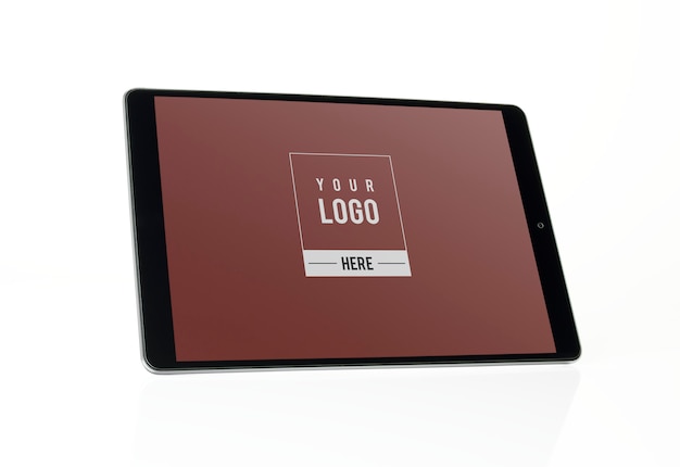 PSD grátis design de maquete de tablet de tela cheia