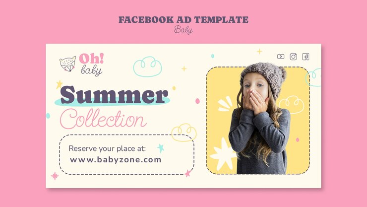PSD grátis design de modelo de bebê