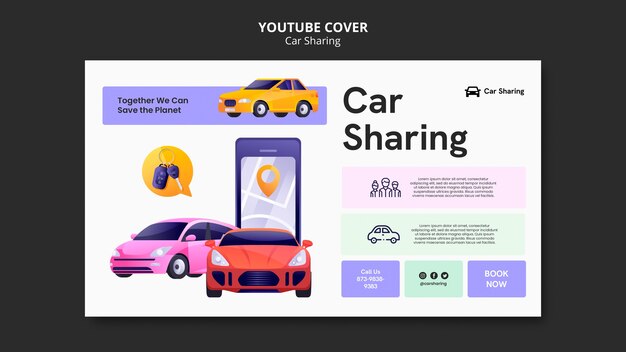 Design de modelo de compartilhamento de carro