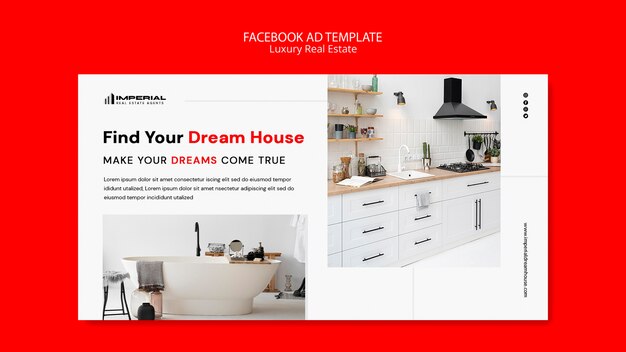 Design de modelo de imóveis de luxo