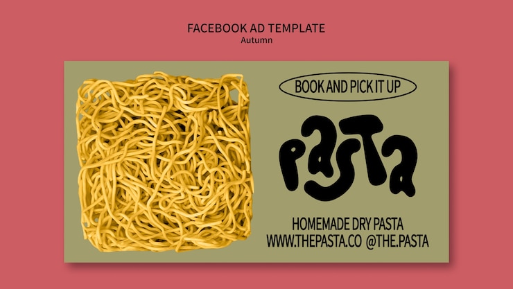 PSD grátis design de modelo de macarrão