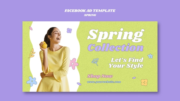 Design de modelo de venda de primavera