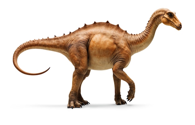 Dinossauros realistas isolados