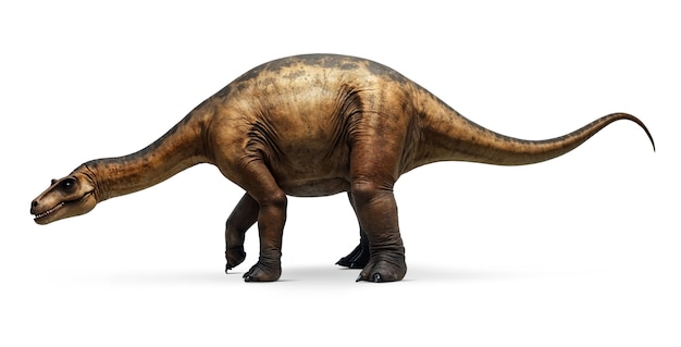 Dinossauros realistas isolados