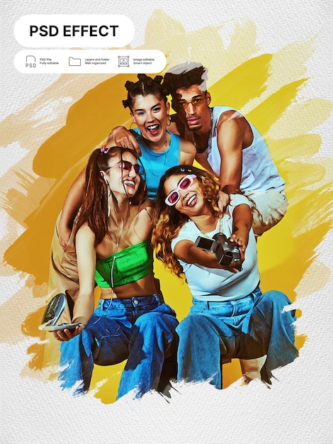 Efeito de foto de arte
