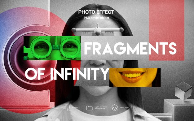 Efeito fotográfico de maximalismo tecnológico caótico