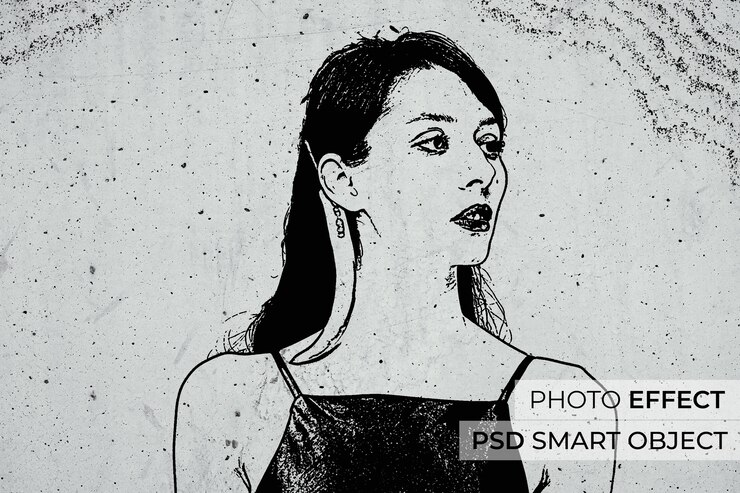 PSD grátis efeito fotográfico de parede de concreto