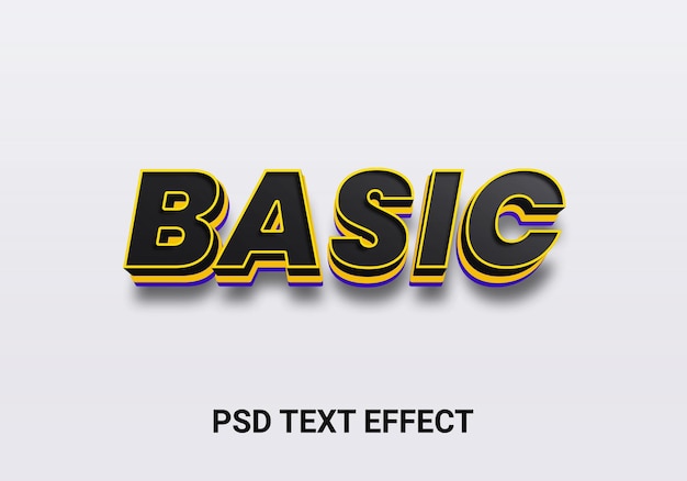 Efeitos básicos de texto