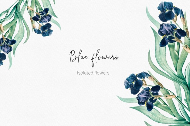 Elegante convite de casamento floral