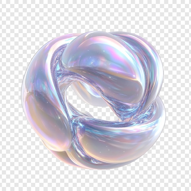 Escultura 3D irisante abstrata girando formas metálicas líquidas brilho holográfico arte digital design moderno gradiente de cor superfície brilhante curvas lisas formas fluidas padrões geométricos