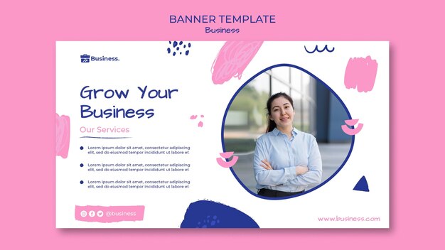 Expanda o seu modelo de banner de negócios