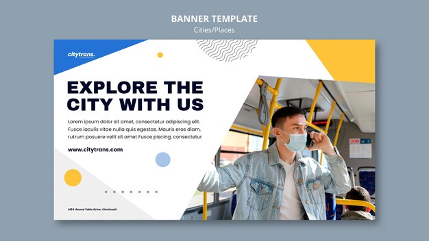 Explore o modelo de banner da cidade