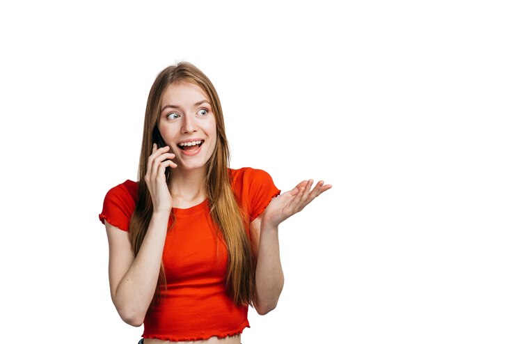PSD grátis expressiva mulher gesticulando