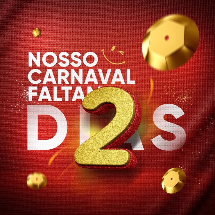 PSD grátis feed de mídia social nosso carnaval é daqui a 2 dias