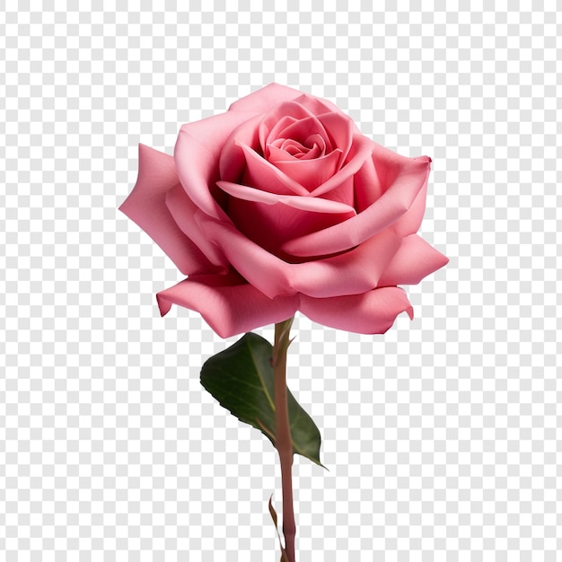 PSD grátis flor de rosa png isolada em fundo transparente