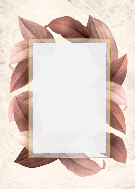 Folhagem, decorado, quadro